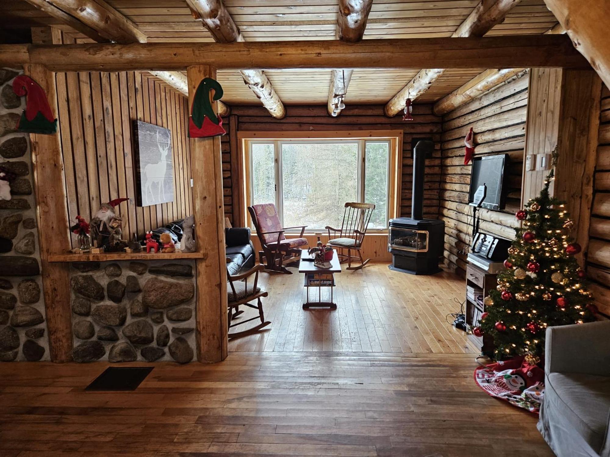 Cozy Log Cottage La Minerve Exterior photo